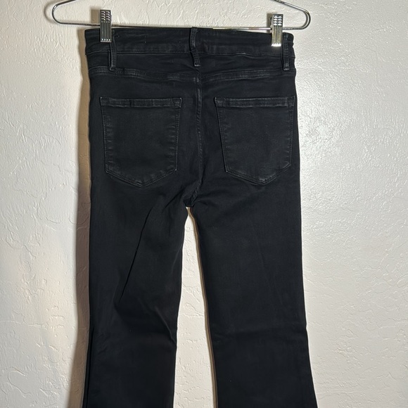 Frame jeans Le One Flare size 1 black denim flare jeans - Picture 5 of 5